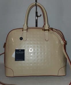 Arcadia Daisy Patent Leather Grab Handbag - Image 3
