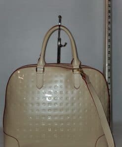 Arcadia Daisy Patent Leather Grab Handbag - Image 4