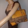 Coach 6366 Signature Jacquard/Leather Satchel - Image 2