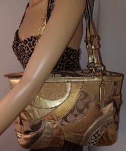Alternative view of Coach Gallery Patchwork Legacy Signature C Leather Tote