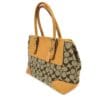 Coach 6366 Signature Jacquard/Leather Satchel - Image 7