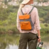 Tsd Brand Valley Trail Coated Canvas Backpack - Image 6