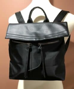 Botkier New York Black Nylon Trigger Backpack - Image 3