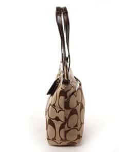 Alternative view of Coach Signature Stripe Tote - F21950