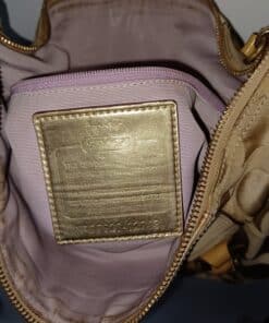 Coach 12943 Madison Sabrina Beige 2WAY Canvas Bag - Image 5
