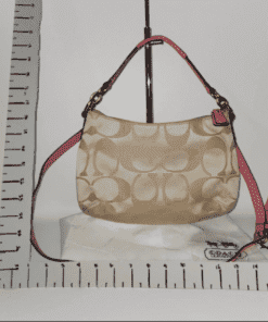 Coach Kristin Signature E/W Crossbody - Cream/Rose - Image 6