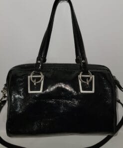Coach F17186 Leather Inlaid Convertible Satchel Bag - Image 5