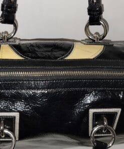Coach F17186 Leather Inlaid Convertible Satchel Bag - Image 6