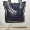 Crocodile Alligator Embossed Leather Tote - Image 3