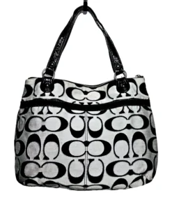 Alternative view of Bolso de hombro COACH 18979 Poppy Signature Optic Glam-