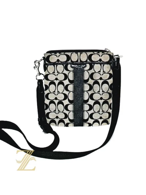 North/South Canvas Monogram Cross Body