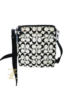 Alternative view of North/South Canvas Monogram Cross Body