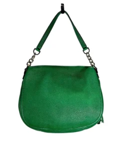 Alternative view of Michael Kors Green Leather Bedford Tassel Shoulder Bag Great Condition
