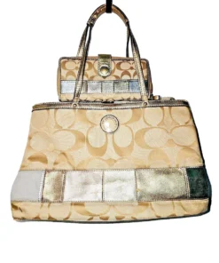 COACH APPLIQUE   SATCHEL w/WALLET