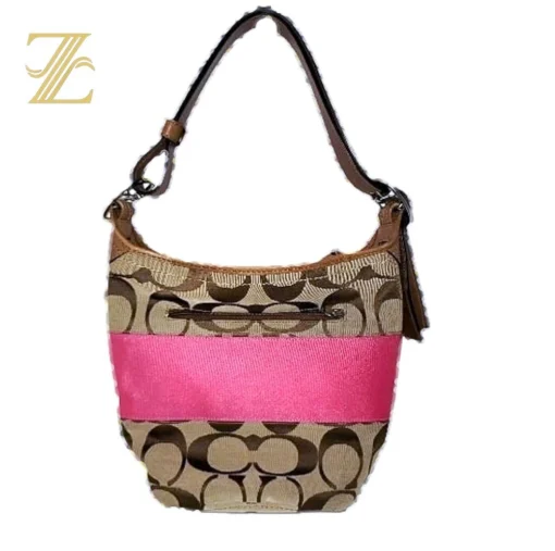 Rugby Signature C Stripe Shoulder Bag