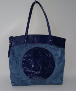 Alternative view of coach_F19440 Bag Laura Leather Signature Travel Tote