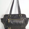 Perlina Black Leather Tote Bag – Sophisticated & Spacious - photo 2