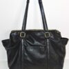 Perlina Black Leather Tote Bag – Sophisticated & Spacious - photo 4