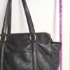 Perlina Black Leather Tote Bag – Sophisticated & Spacious - photo 6