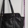Perlina Black Leather Tote Bag – Sophisticated & Spacious - photo 5