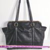 Perlina Black Leather Tote Bag – Sophisticated & Spacious - photo 8
