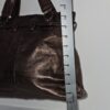 Elliott Lucca Italian Leather Tote — Metallic Gray Graphite - photo 7