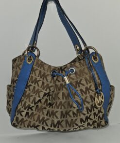 Michael Kors Blue Canvas Satchel - photo 2