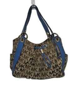 Michael Kors Blue Canvas Satchel - photo 1