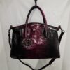 Mania Italy Purple Leather Tote - photo 1