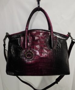 Mania Italy Purple Leather Tote - photo 1