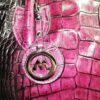 Mania Italy Purple Leather Tote - photo 3