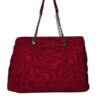 Kate Spade Handbag Red Quilted Nylon & Leather Cherry Flowers - photo 1