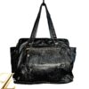 Perlina Black Leather Tote Bag – Sophisticated & Spacious - photo 16