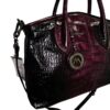 Mania Italy Purple Leather Tote - photo 13