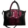 Mania Italy Purple Leather Tote - photo 16