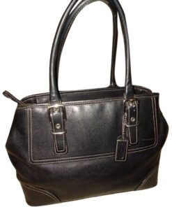 Coach Hampton F30-7555 Satchel — Black Leather - photo 2