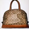 Coach Signature Canvas Dome Satchel - photo 4