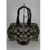 Vintage Coach Satchel with Grey Monogram Pattern - photo 3