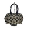 Vintage Coach Satchel with Grey Monogram Pattern - photo 2