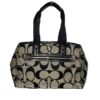 Vintage Coach Satchel with Grey Monogram Pattern - photo 5