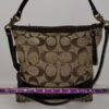 Coach Signature Stripe Patent Large Shoulder Bag - photo 5