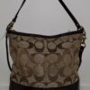 Coach Signature Stripe Patent Large Shoulder Bag - photo 6