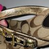 Coach Signature Stripe Patent Large Shoulder Bag - photo 10