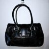 Coach 8a11 Satchel Shoulder Tote Bag Black Leather Silver Buckle Base Studs - photo 11