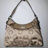 Coach Madison Dotted Op Art Signature Khaki Jacquard Leather - photo 5