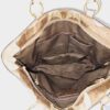 Coach Bronze Lurex Signature Sateen Beaded Tote Handbag Purse - photo 11