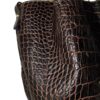 Dooney & Bourke Large Barlow Satchel — Brown Croco Embossed Leather - photo 8