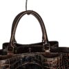 Dooney & Bourke Large Barlow Satchel — Brown Croco Embossed Leather - photo 11