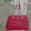 Kate Spade Handbag Red Quilted Nylon & Leather Cherry Flowers - photo 30