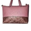 Kate Spade Greta Court Penny pink glitter tote
